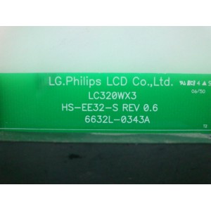 BACKLIGHT INVERSOR / VIZIO 6632L-0343A / 0940-0000-1290 / HS-EE32WL-S / HS-EE32-S / 6632L-0343B / PANEL LC320WX3 (SL)(B1) / MODELOS 232-T12 / 232-S12 / 232-T11 / 232-S13 FM1-032000EGS55 / E321VL / VW32LHDTV10A / VX32LHDTV10A / VW32LHDTV20A